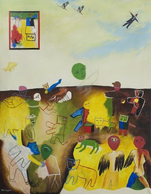 Zbigniew  Krygier , PEJZAż Z OBRAZEM X, 2012