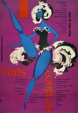 Tadeusz Jodłowski, PARIS SUR GLACE, OK. 1960