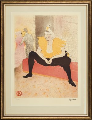 Henri Toulouse-Lautrec, LA CLOWNESSE ASSISE, MLLE CHA-U-KAO