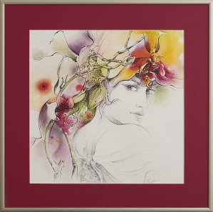Anna Ewa  (Hannah) Miarczyńska, CZERWONA ORCHIDEA, 2008
