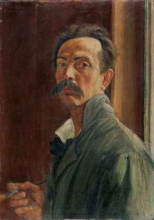 Vlastimil Hofman, AUTOPORTRET,  1921