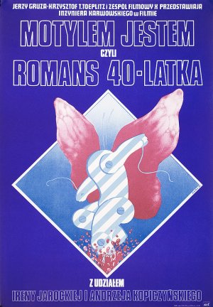 Marek Goebel, PLAKAT FILMOWY MOTYLEM JESTEM, 1976