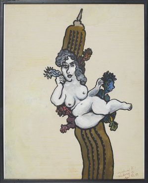 Andrzej  Czeczot, AKT NA TLE EMPIRE STATE BUILDING, OK.1988