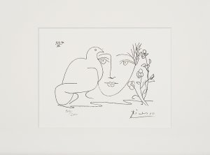 Pablo Picasso, OBLICZE POKOJU (LE VISAGE DE LA PAIX), 1950
