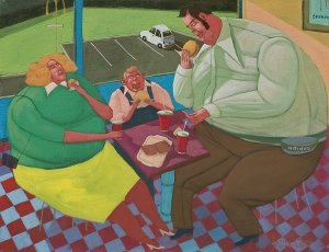 Jacek Pałucha, SCENA W MC DONALDS, 2000