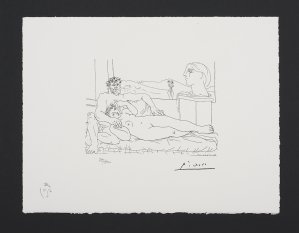 Pablo Picasso, ARTYSTA I MODELKA, 1933/1973