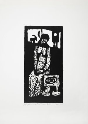 Jerzy Duda Gracz, RODZYNKI Z MIGDAłAMI, Z CYKLU JUDAICA, 1964