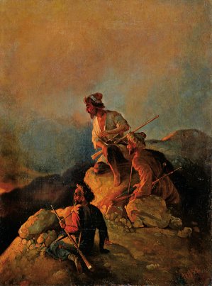 Aleksander Orłowski, ROZBÓJNICY W ZASADZCE, 1832