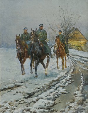 Leonard Wintorowski (Winterowski), PATROL UŁANÓW POLSKICH, 1919
