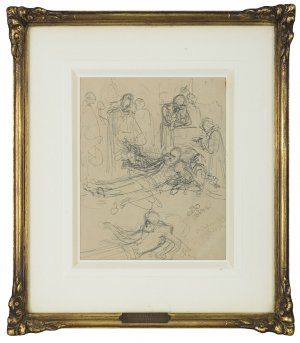 Jan Matejko, SZKIC WIELOPOSTACIOWEJ KOMPOZYCJI, 1868