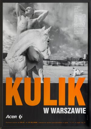 Oleg Kulik, PLAKAT WYSTAWY KULIK W WARSZAWIE, 2000