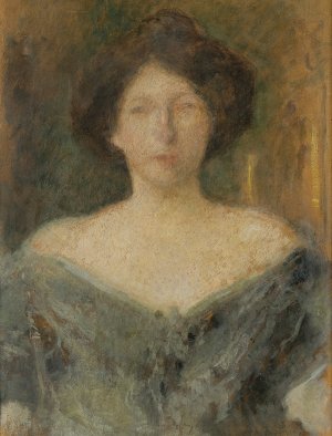 Olga Boznańska, PORTRET ELZY KRAUSOWEJ, OK. 1912