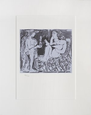 Pablo Picasso, DWIE KOBIETY, 1962