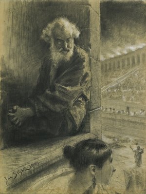 Jan Styka, PIOTR APOSTOŁ W CYRKU, 1903