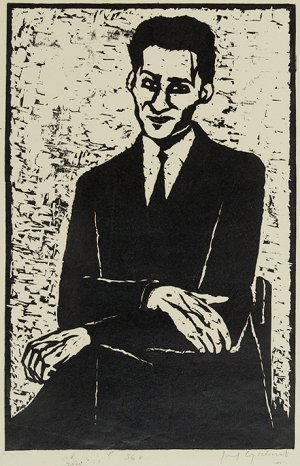 Józef Gielniak, PORTRET MĘSKI, 1965