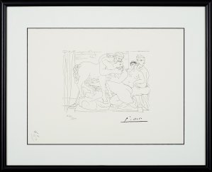 Pablo Picasso, Z TEKI VOLLARDA - SCENA Z CENTAUREM, 1933-1973