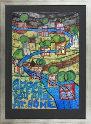 Friedensreich Hundertwasser, AMONG TREES YOU ARE AT HOME, 1998