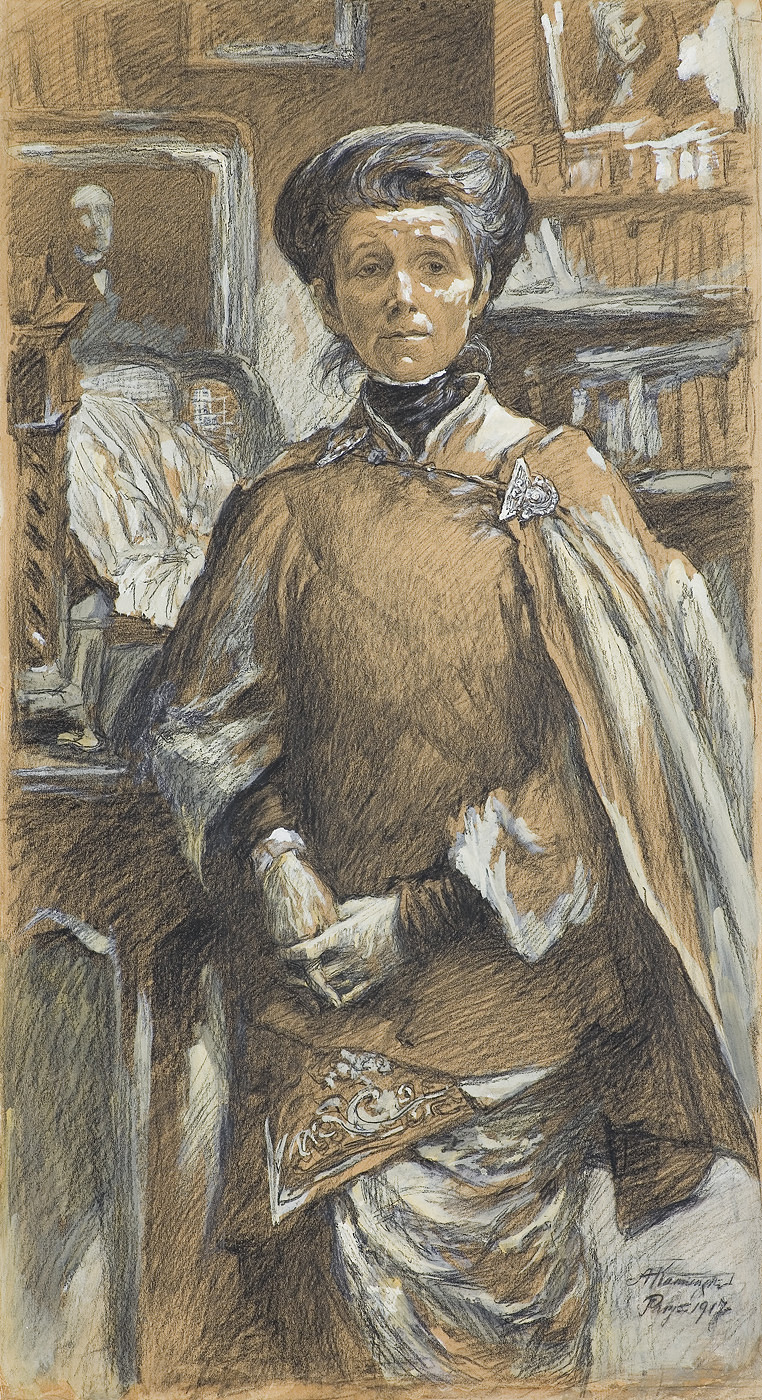 Antoni Kamieński, PORTRET OLGI BOZNAŃSKIEJ, 1917