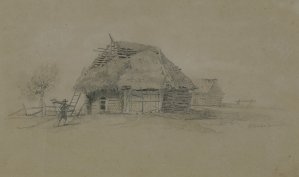 Wojciech Gerson, CHATA W OLSZTYNIE KOŁO CZĘSTOCHOWY, 1853