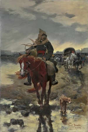 Józef Brandt, POWRÓT Z JARMARKU, PRZED/LUB 1904