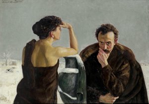 Vlastimil Hofman, ANHELLI I ELOE. AUTOPORTRET Z ŻONĄ, 1916