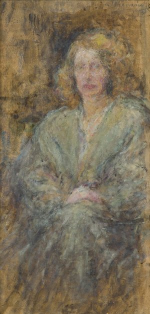 Olga Boznańska, PORTRET LEKARKI DR JANINY ROMANOWEJ, 1933