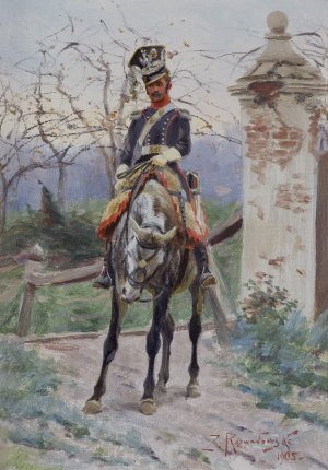 Zygmunt Rozwadowski, UŁAN KSIĘSTWA WARSZAWSKIEGO, 1905