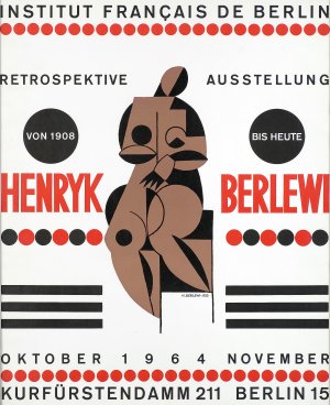Henryk Berlewi, PLAKAT WYSTAWY "RETROSPEKTIVE...", 1964