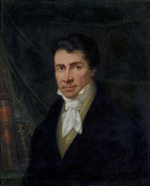 Józef Brodowski, PORTRET MAKSYMILIANA WANIEWICZA, 1828