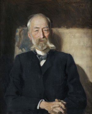 Teodor Axentowicz, PORTRET MĘŻCZYZNY, 1906