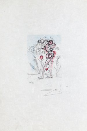 Salvador Dali, WINIETA DO "POèMES SECRETS", 1967