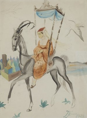 Jan Marcin Szancer, ILUSTRACJA DO ORIENTALNEJ BAJKI, 1929