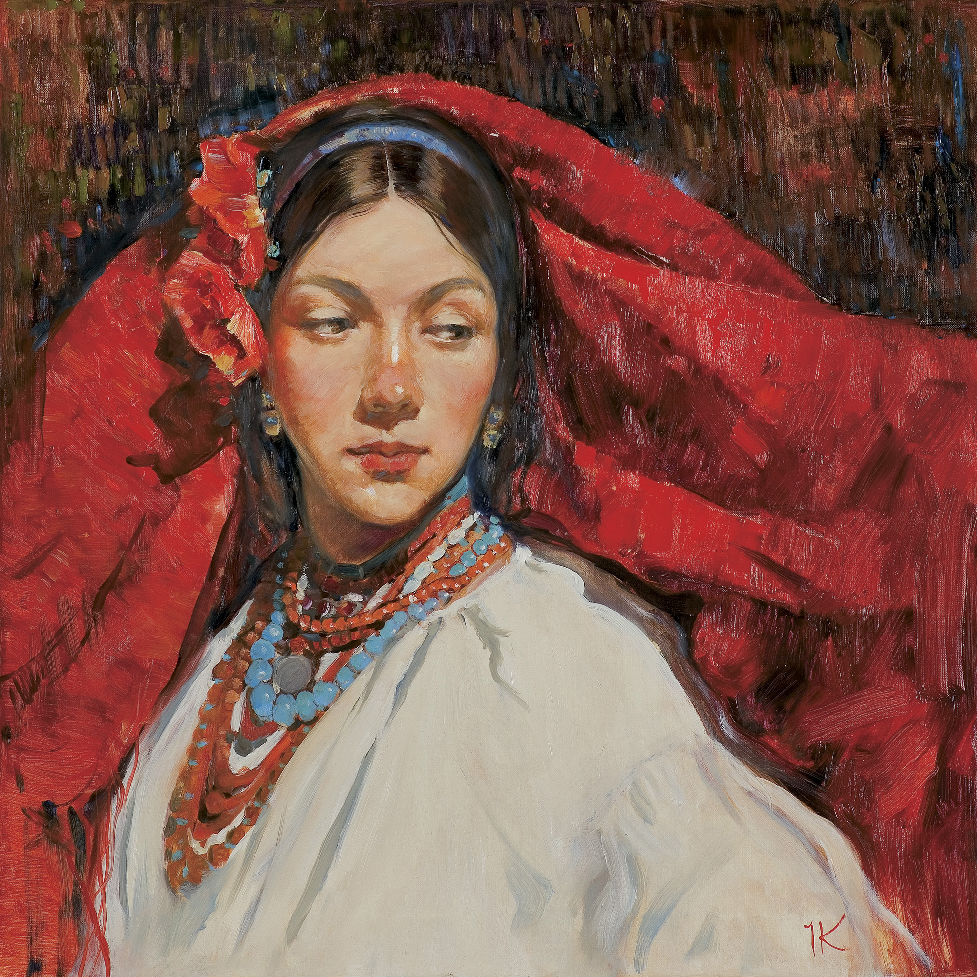 Iryna Kalyuzhna, IN RED, 2023