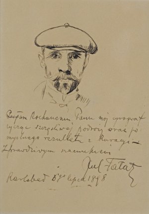 Julian Fałat, AUTOPORTRET, 6 LIPCA 1898