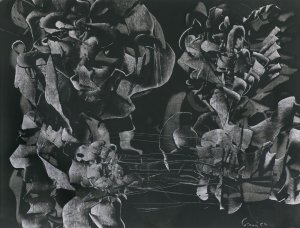 Alfred Lenica, PEJZAŻ FANTASTYCZNY, 1960