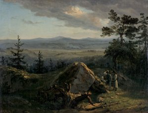 Wojciech Gerson, PEJZAŻ Z OKOLIC OJCOWA, 1851