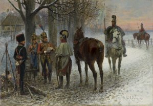 Jan Chełmiński, Z KAMPANII FRANCUSKIEJ 1814 ROKU, PRZED 1904