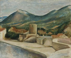 Henryk Hayden, PEJZAŻ Z COLLIOURE, OK. 1930