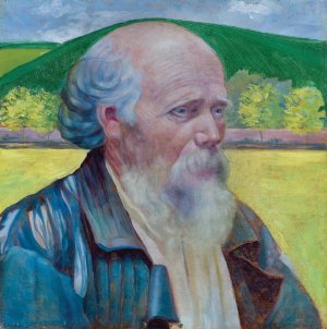Andrzej Pronaszko, MĘŻCZYZNA NA TLE PEJZAŻU, 1909
