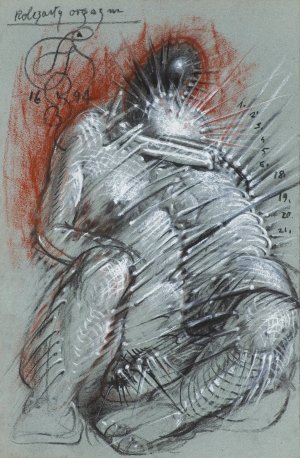 Franciszek Starowieyski, KOLCZASTY ORGAZM, 1994