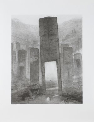 Zdzisław Beksiński, BEZ TYTUŁU, 1973/2005
