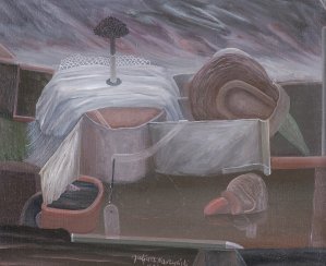 Juliusz  Narzyński , WIDOK NA PRAWĄ STRONĘ, 1986