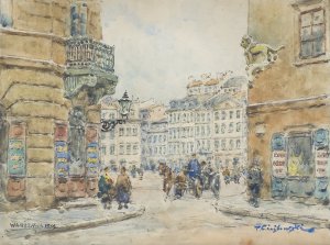 Tadeusz Cieślewski, WARSZAWSKI RYNEK STAREGO MIASTA, 1938