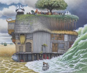 Jacek Yerka, GOTOWI NA POTOP, 2025
