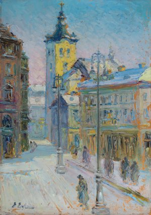 Erno Erb, LWÓW. WIDOK NA KATEDRĘ WNIEBOWZIĘCIA NMP