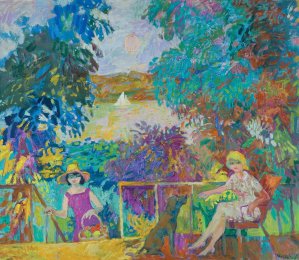 Jan Szancenbach, SPOTKANIE NA TARASIE, 1988