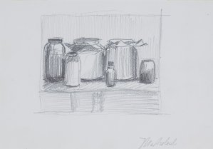 Jarosław Modzelewski, SZKIC DO OBRAZU „SŁOJE Z PIGMENTAMI”, 2001