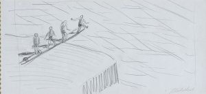 Jarosław Modzelewski, SZKIC DO OBRAZU „WISŁA”, 2001