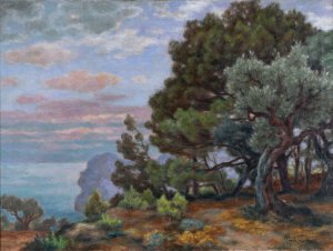 Józef Pankiewicz, WIDOK MORZA W LA CIOTAT, 1927