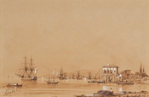 Iwan Konstantinowicz Ajwazowski, PEJZAŻ ŚRÓDZIEMNOMORSKI, LATA 40. XIX W.